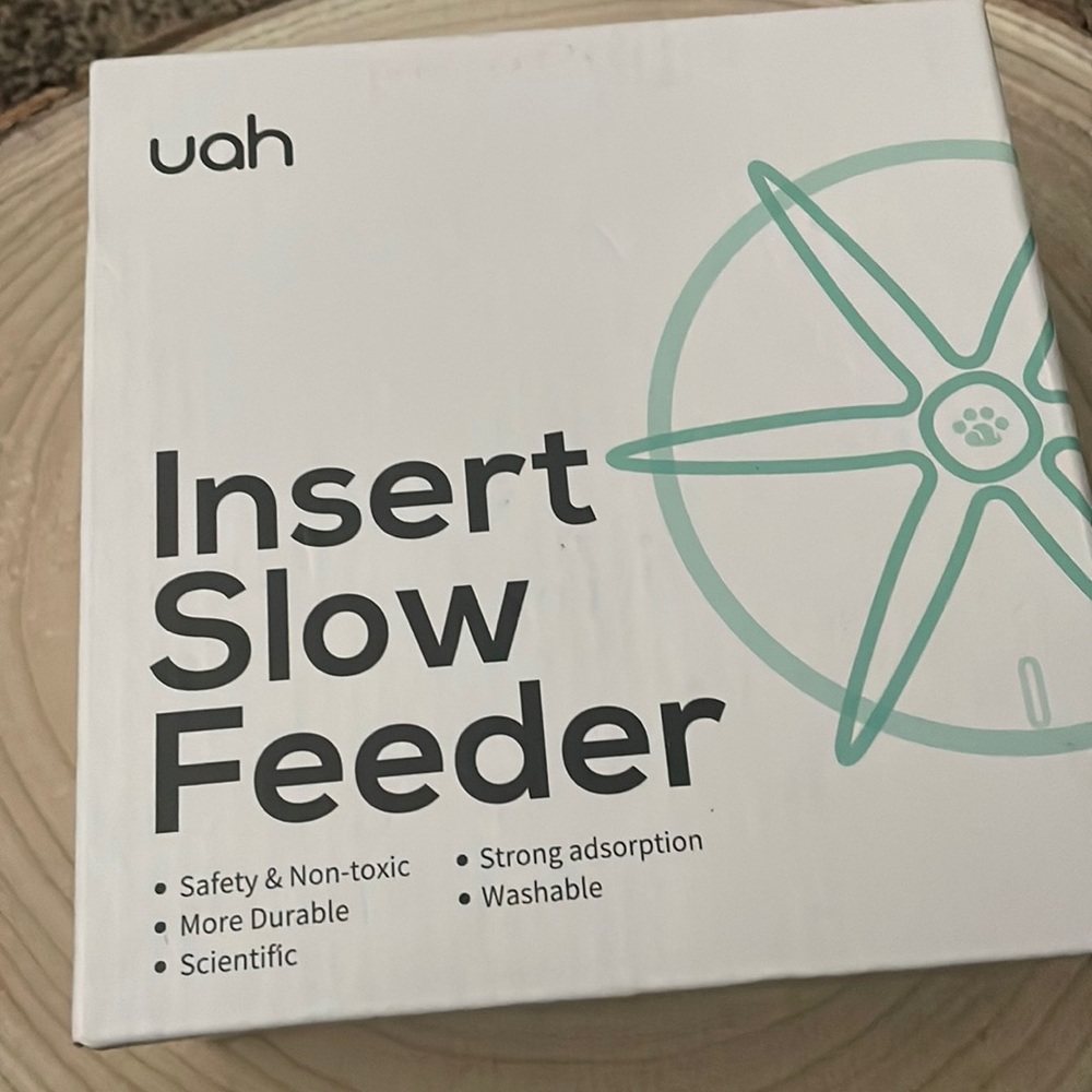 NWTS! Uah Dog Insert Slow Feeder For Your Bowl